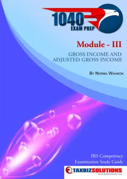 1040 exam prep module iii book cover image