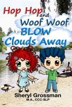 hop hop and woof woof blow clouds away imagen de la portada del libro