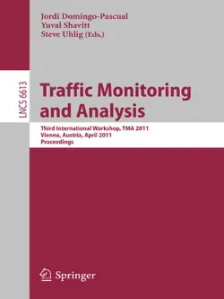 traffic monitoring and analysis book cover image