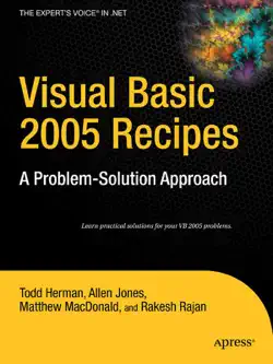 visual basic 2005 recipes imagen de la portada del libro