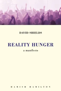 reality hunger imagen de la portada del libro
