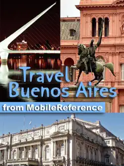 buenos aires, argentina: illustrated travel guide, phrasebook & maps (mobi travel) book cover image