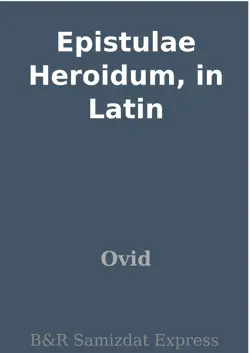 epistulae heroidum, in latin book cover image