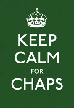 keep calm for chaps book cover image