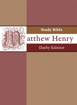 matthew henry study bible - darby book cover image