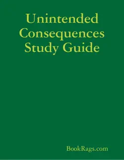 unintended consequences study guide book cover image