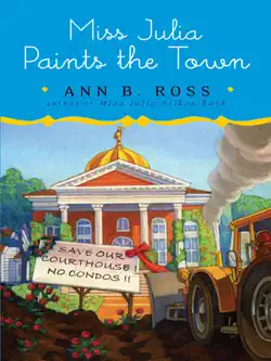 miss julia paints the town book cover image