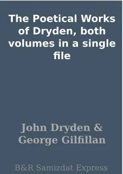 the poetical works of dryden, both volumes in a single file book cover image