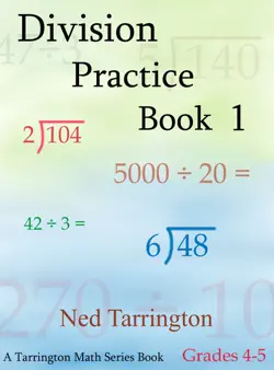 division practice book 1, grades 4-5 book cover image