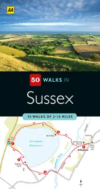 50 walks in sussex book cover image