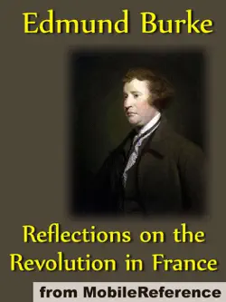 reflections on the revolution in france book cover image