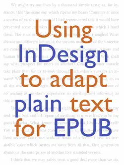 using indesign to adapt plain text for epub imagen de la portada del libro