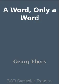 a word, only a word book cover image