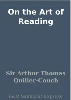 on the art of reading book cover image