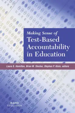 making sense of test-based accountability in education book cover image