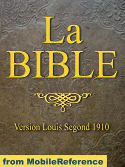 la bible (louis segond 1910) french bible book cover image
