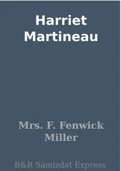 harriet martineau book cover image