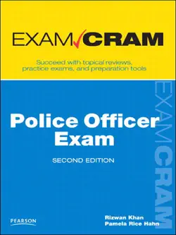 police officer exam cram book cover image