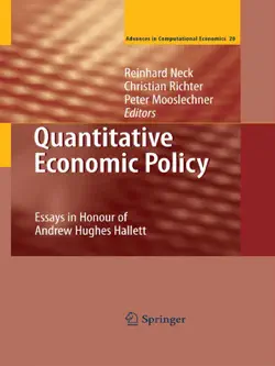 quantitative economic policy imagen de la portada del libro