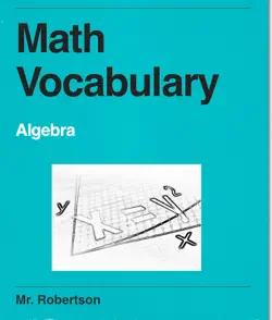 math vocabulary imagen de la portada del libro