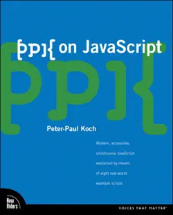 ppk on javascript book cover image