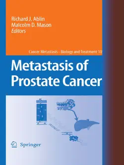 metastasis of prostate cancer book cover image