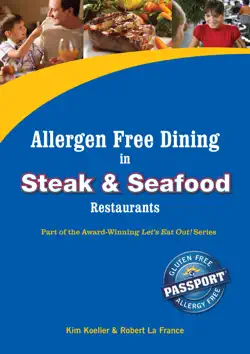 allergen free dining in steak and seafood restaurants book cover image