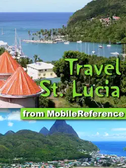 saint lucia (st. lucia), caribbean travel guide book cover image