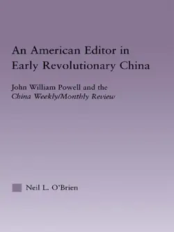 american editor in early revolutionary china book cover image