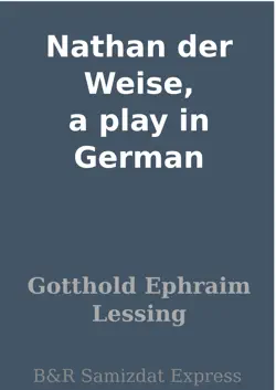nathan der weise, a play in german imagen de la portada del libro