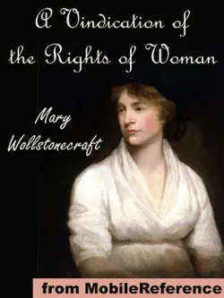 a vindication of the rights of woman, with strictures on political and moral subjects book cover image