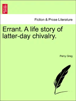 errant. a life story of latter-day chivalry. vol. i book cover image
