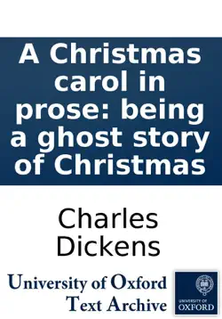 a christmas carol in prose: being a ghost story of christmas book cover image