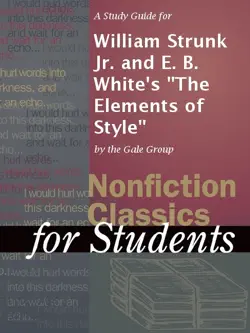 a study guide for william strunk jr. and e. b. white's 