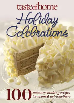 taste of home holiday celebrations book cover image