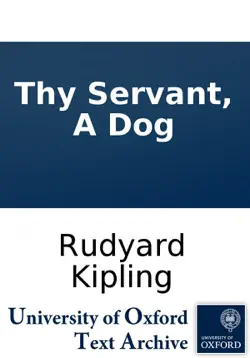 thy servant, a dog imagen de la portada del libro