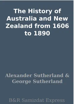 the history of australia and new zealand from 1606 to 1890 book cover image