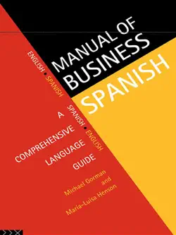 manual of business spanish book cover image