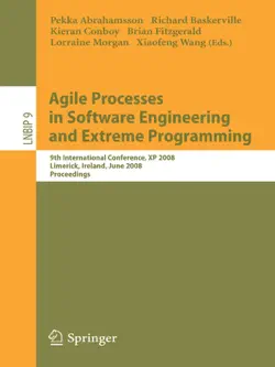 agile processes in software engineering and extreme programming book cover image