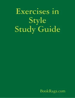 exercises in style study guide imagen de la portada del libro