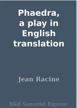phaedra, a play in english translation book cover image