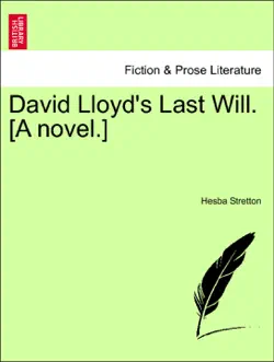 david lloyd's last will. [a novel.] vol. ii. imagen de la portada del libro