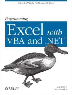 programming excel with vba and .net book cover image