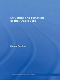 structure and function of the arabic verb book cover image