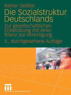 die sozialstruktur deutschlands book cover image