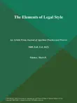The Elements of Legal Style synopsis, comments