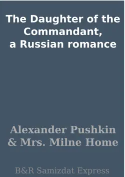 the daughter of the commandant, a russian romance book cover image