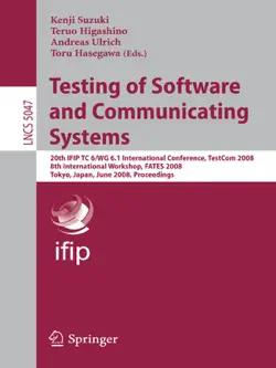 testing of software and communicating systems book cover image