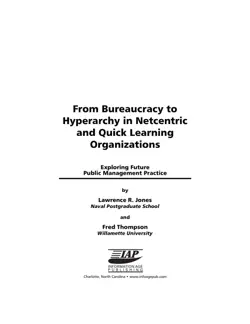 from bureaucracy to hyperarchy in netcentric and quick learning organizations book cover image
