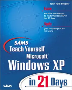 sams teach yourself microsoft windows xp in 21 days book cover image